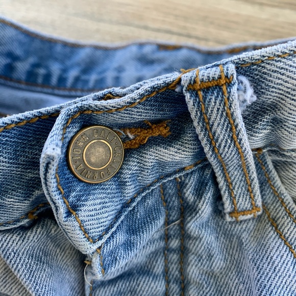 Brandy Light Denim High Rise Mom Jeans Pants - Picture 6 of 13